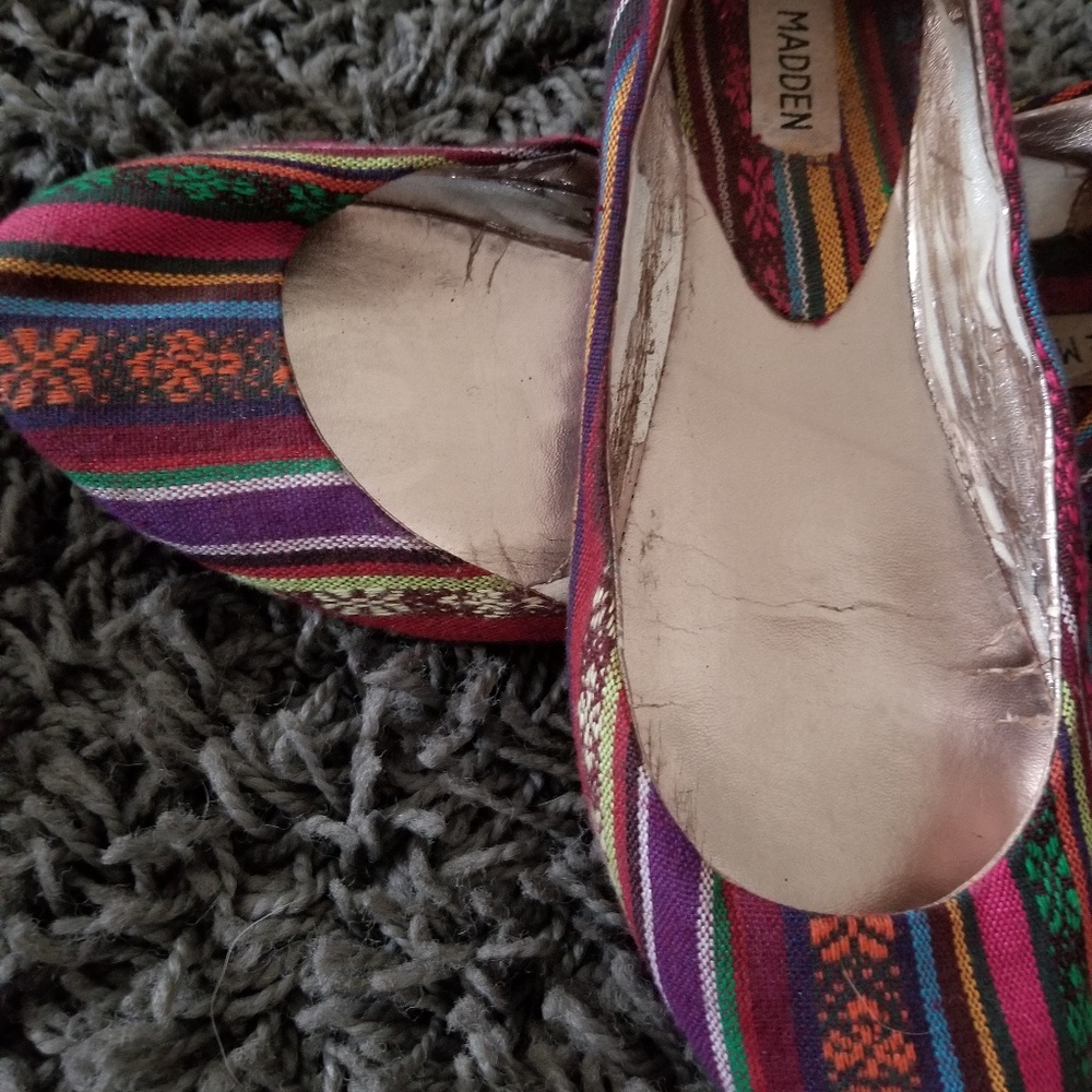 Colorful  Steve Madden Ballet Flats Size 7